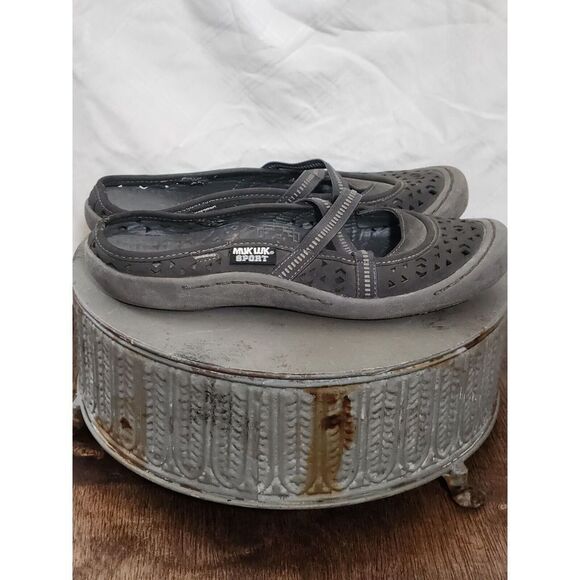 Muk Luk Erin Walking Flats Size 8.5 HEAL STRAP REMOVED! - Picture 3 of 6